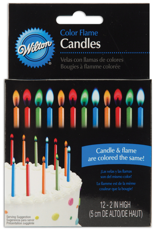 Color Flame Candles 