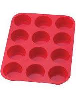 HIC 12 Cup Silicone Muffin Pan 