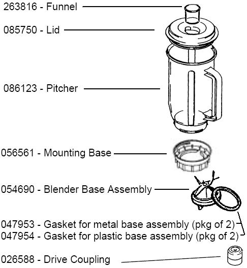 Bosch Compact Blender Parts 