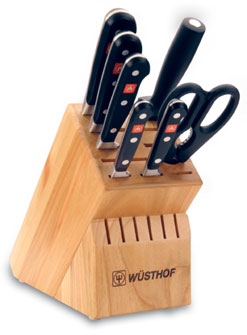 Wusthof Classic 8 pc Knife Block Set 